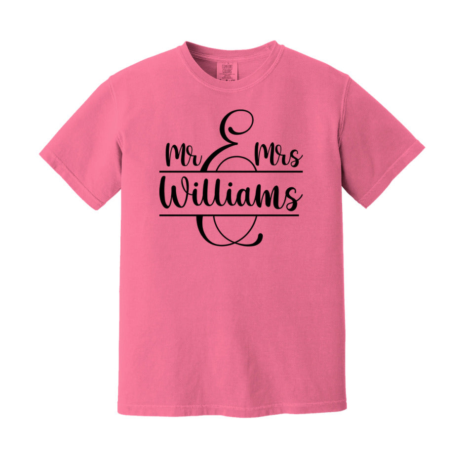 Mr & Mrs Wedding T-Shirt