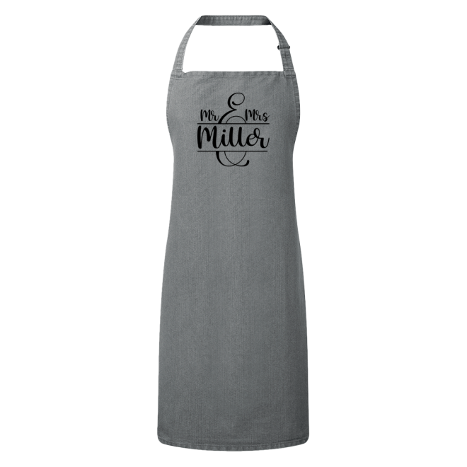 Mr & Mrs Miller Apron