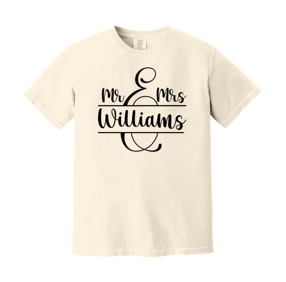 Mr & Mrs Wedding T-Shirt