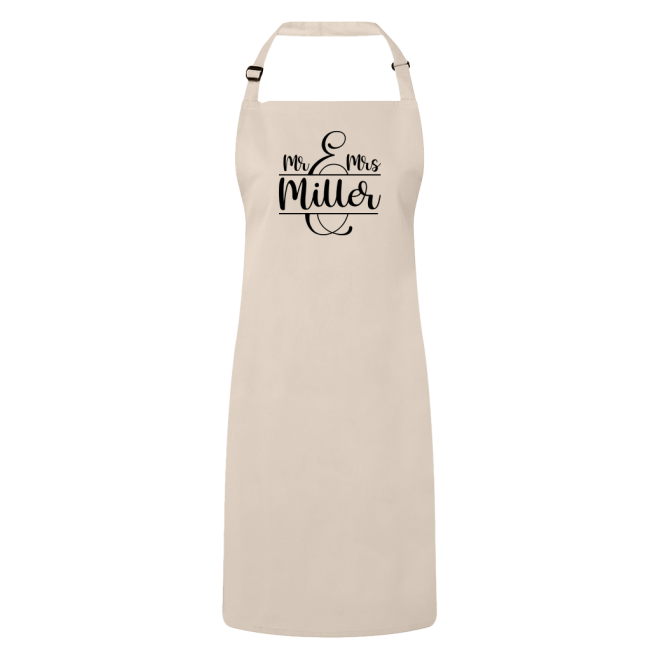 Mr & Mrs Miller Apron