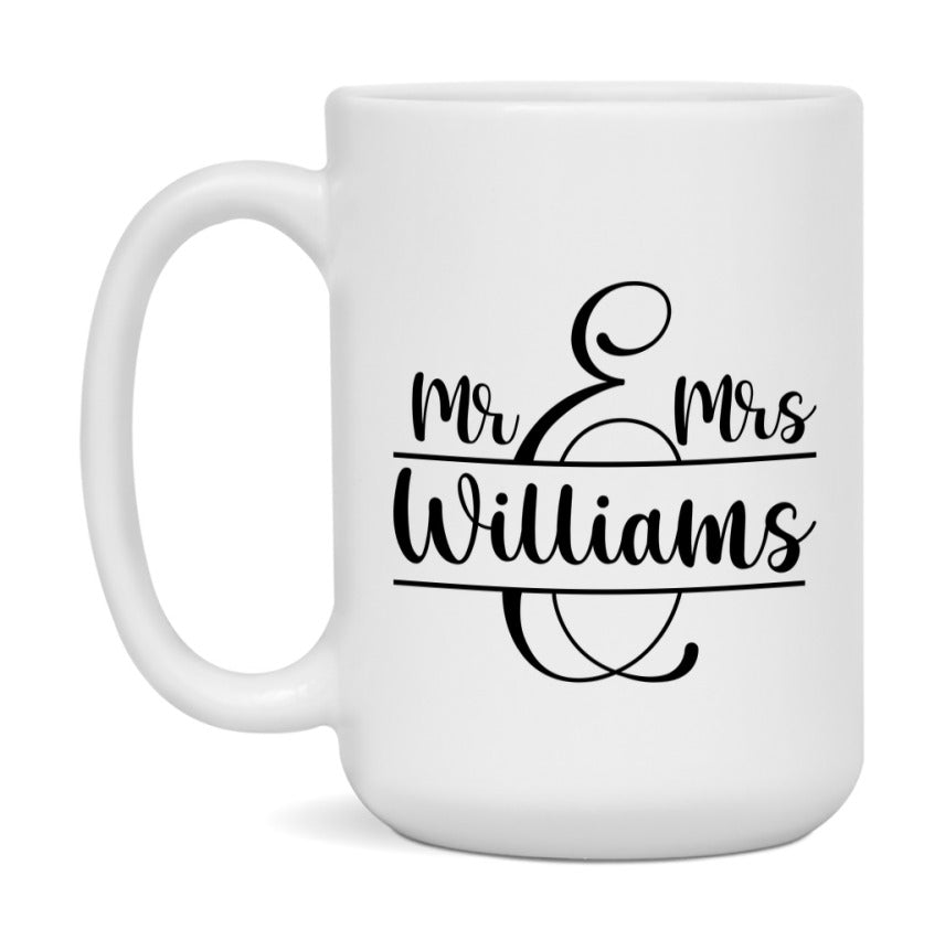 Mr & Mrs Wedding Mug