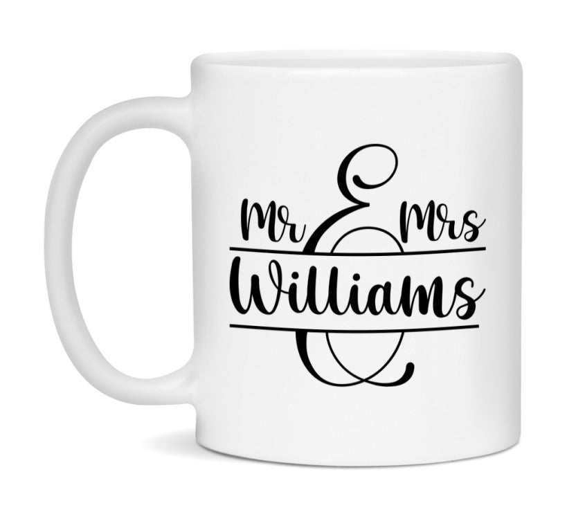 Mr & Mrs Wedding Mug