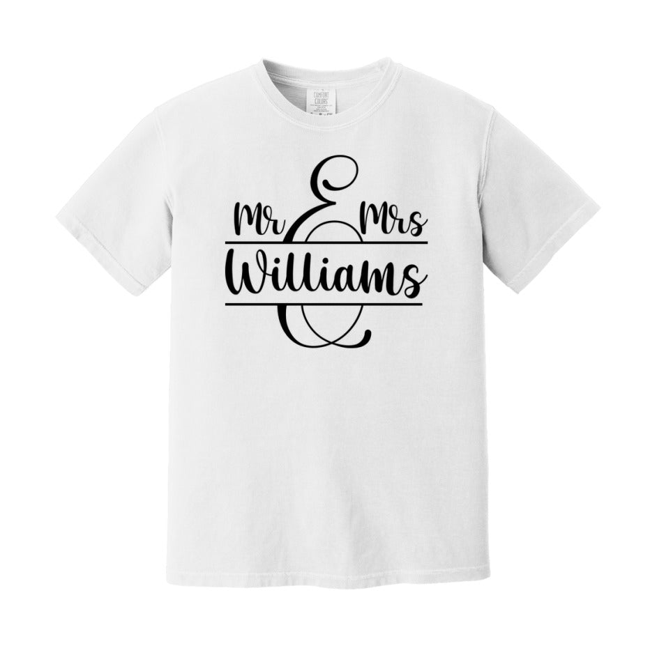 Mr & Mrs Wedding T-Shirt