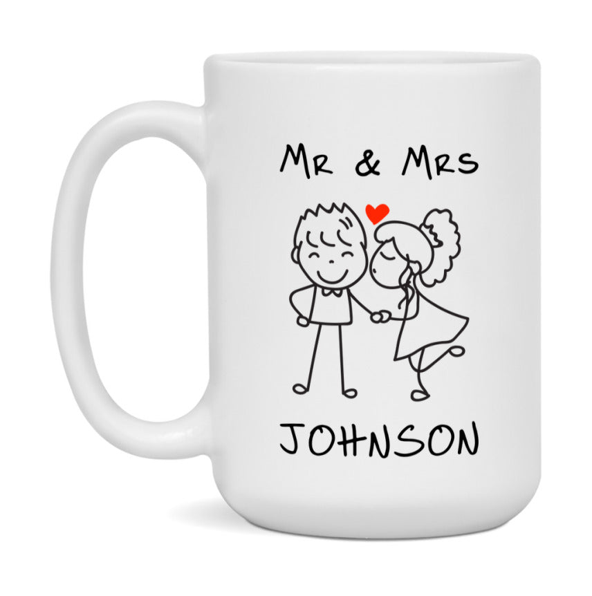 Mr & Mrs Johnson Mug