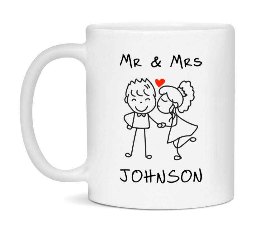 Mr & Mrs Johnson Mug