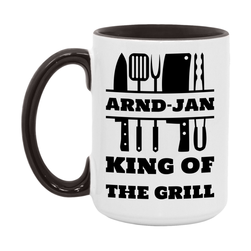 Arnd-Jan King Of The Grill Ceramic Mug, Arnd-Jan Ceramic Mug