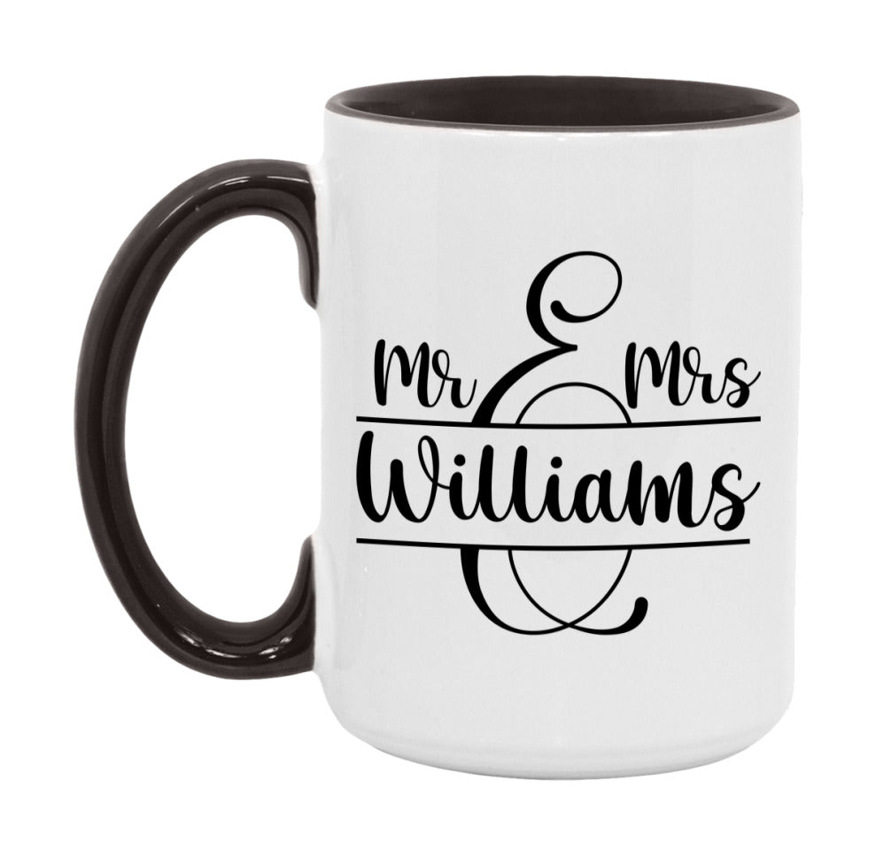 Mr & Mrs Wedding Mug