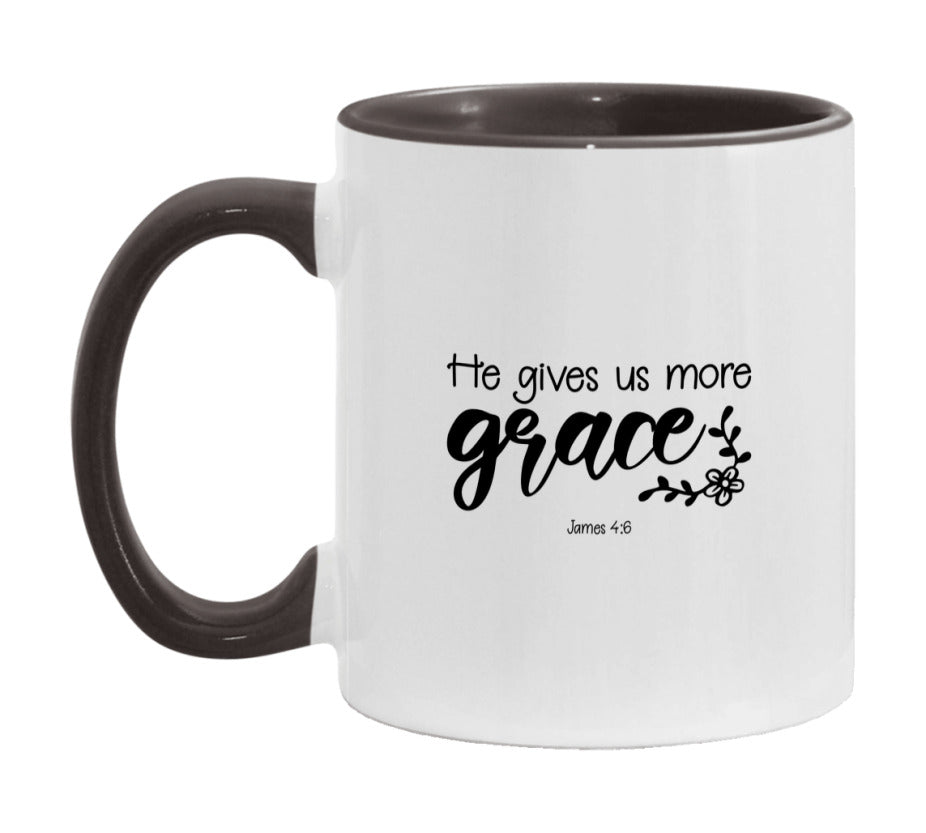 He Gives Us More Grace Mug
