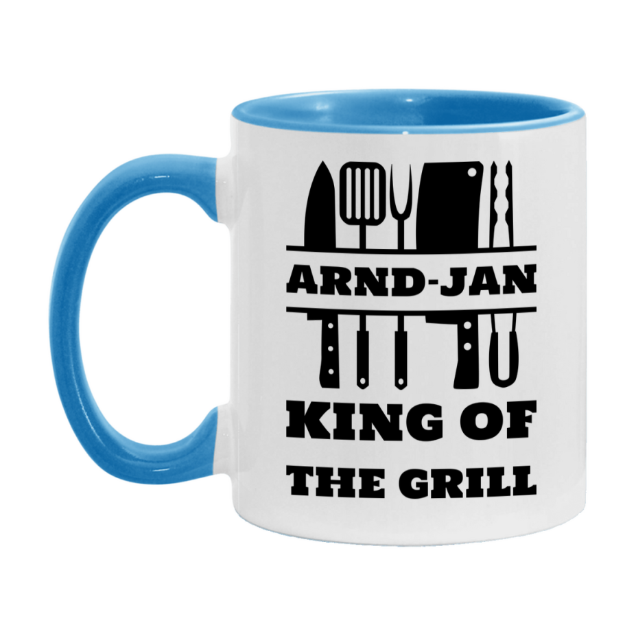 Arnd-Jan King Of The Grill Ceramic Mug, Arnd-Jan Ceramic Mug