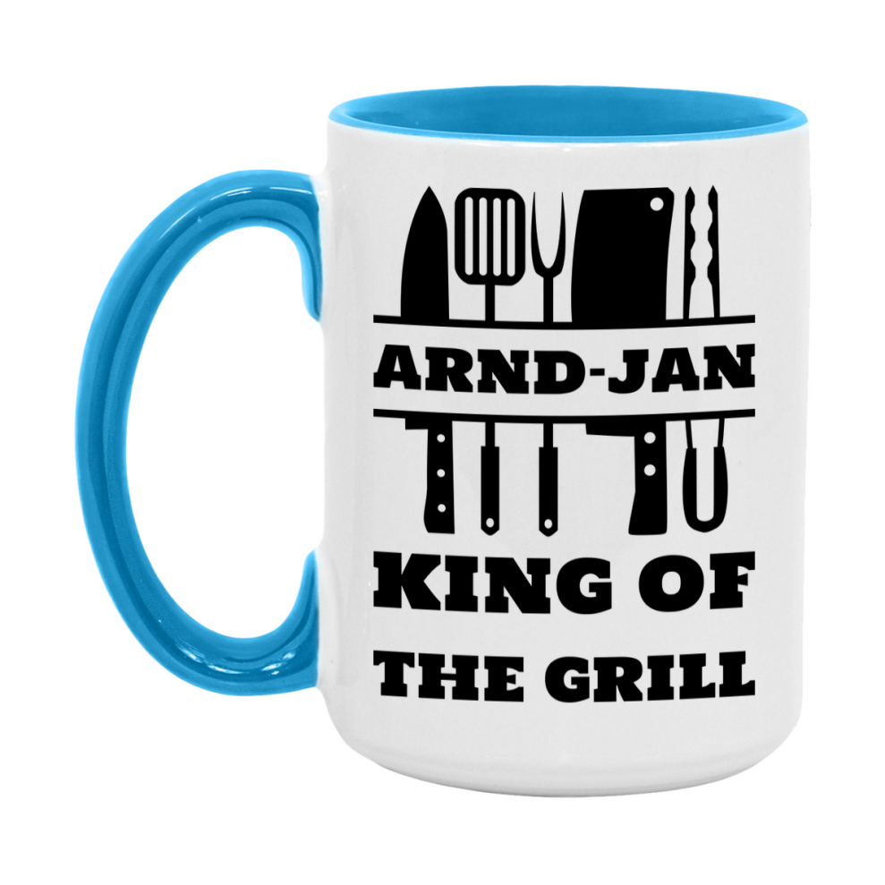 Arnd-Jan King Of The Grill Ceramic Mug, Arnd-Jan Ceramic Mug
