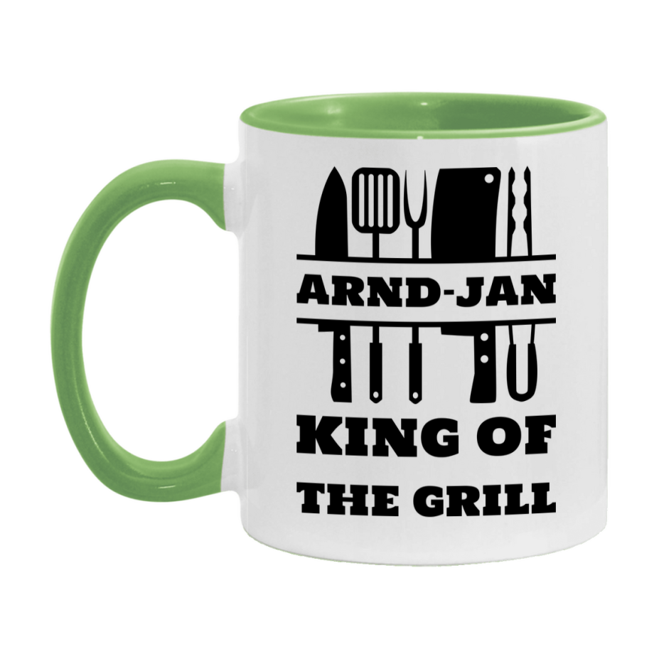 Arnd-Jan King Of The Grill Ceramic Mug, Arnd-Jan Ceramic Mug