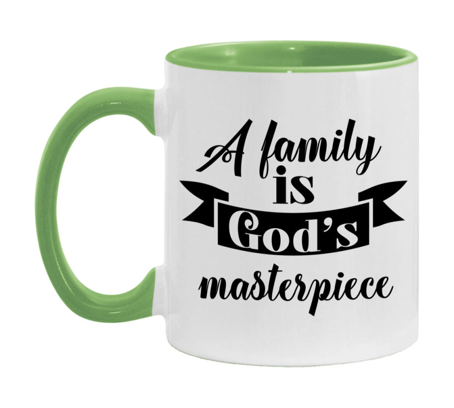 A Family Is God’s Masterpiece Mug