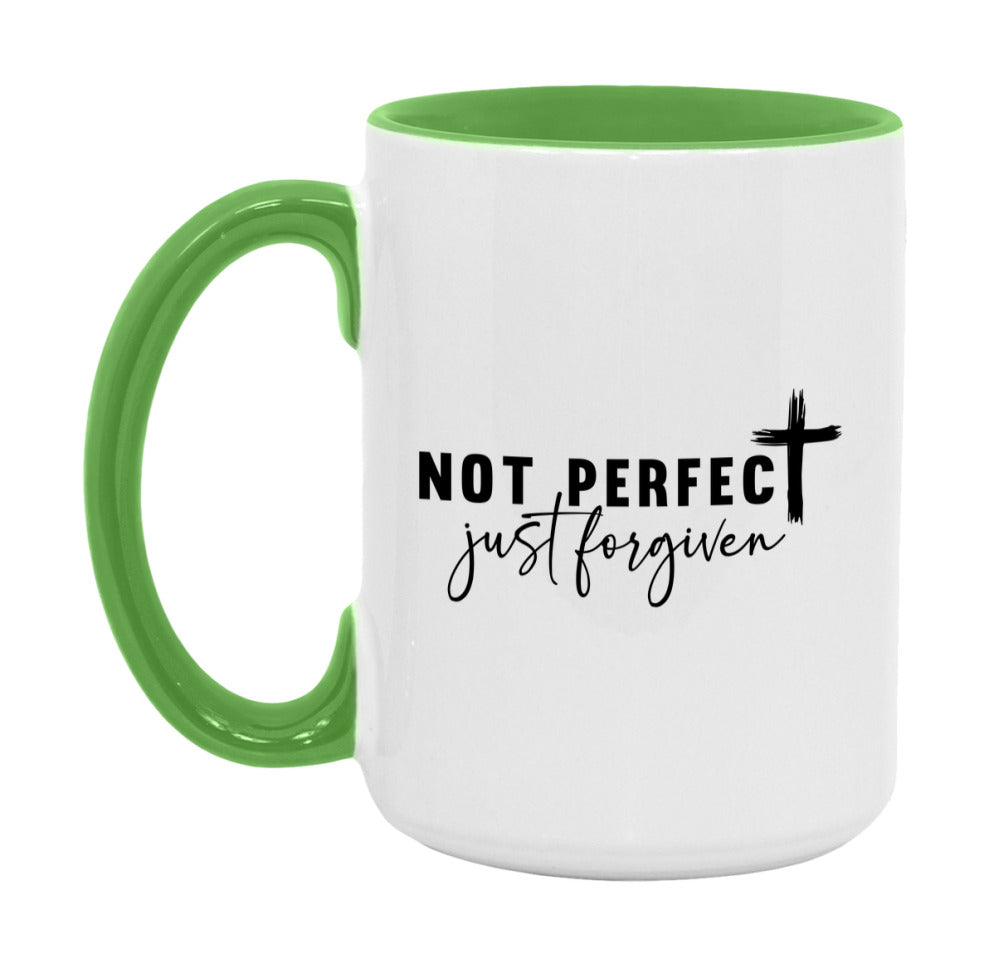 Not Perfect Just Forgiven Mug