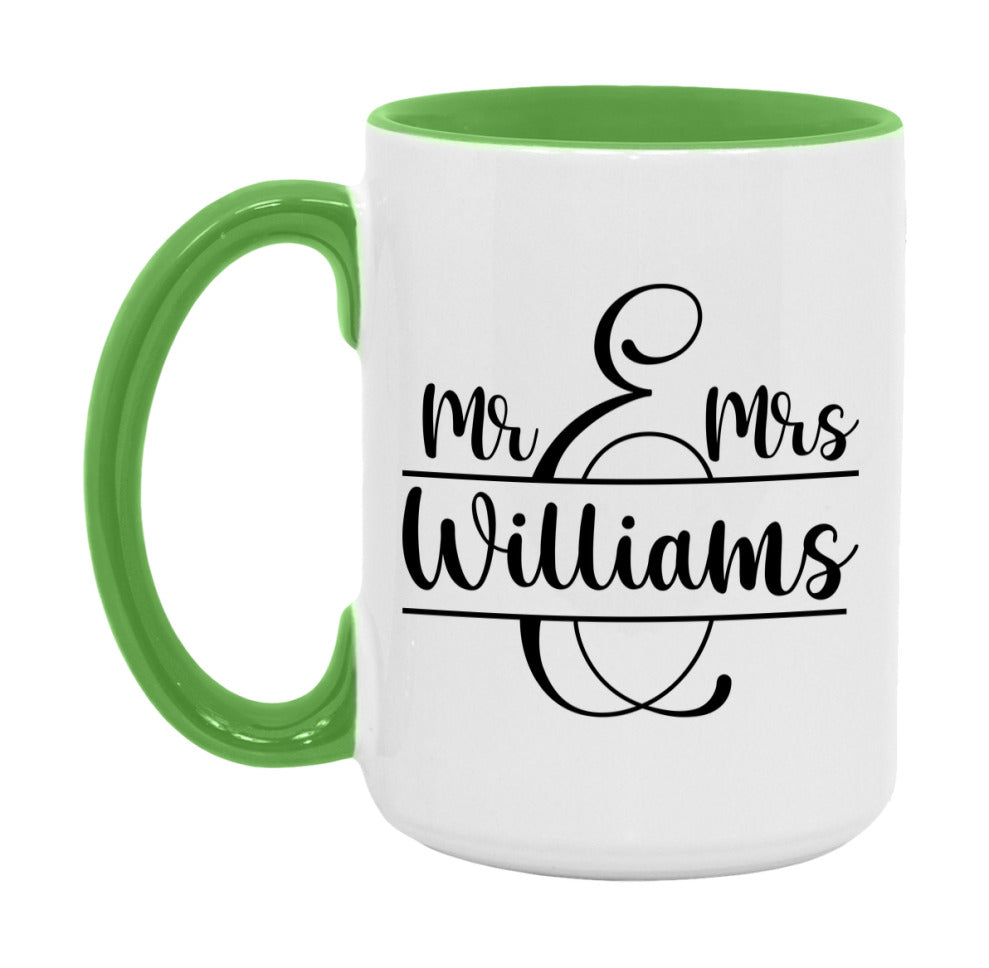 Mr & Mrs Wedding Mug