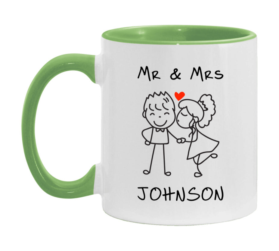 Mr & Mrs Johnson Mug