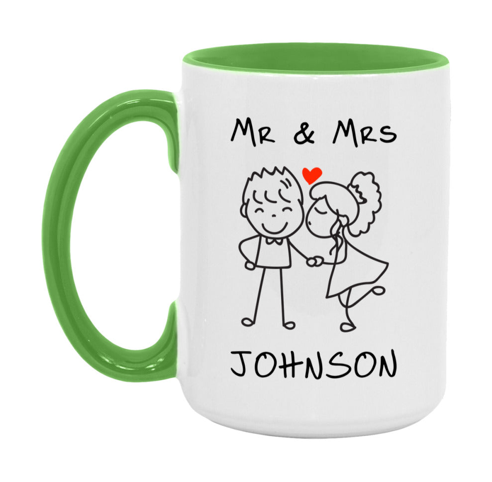 Mr & Mrs Johnson Mug