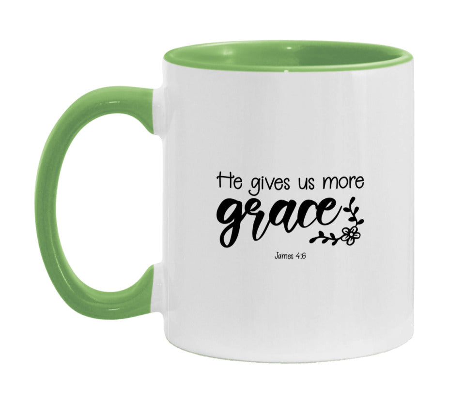 He Gives Us More Grace Mug