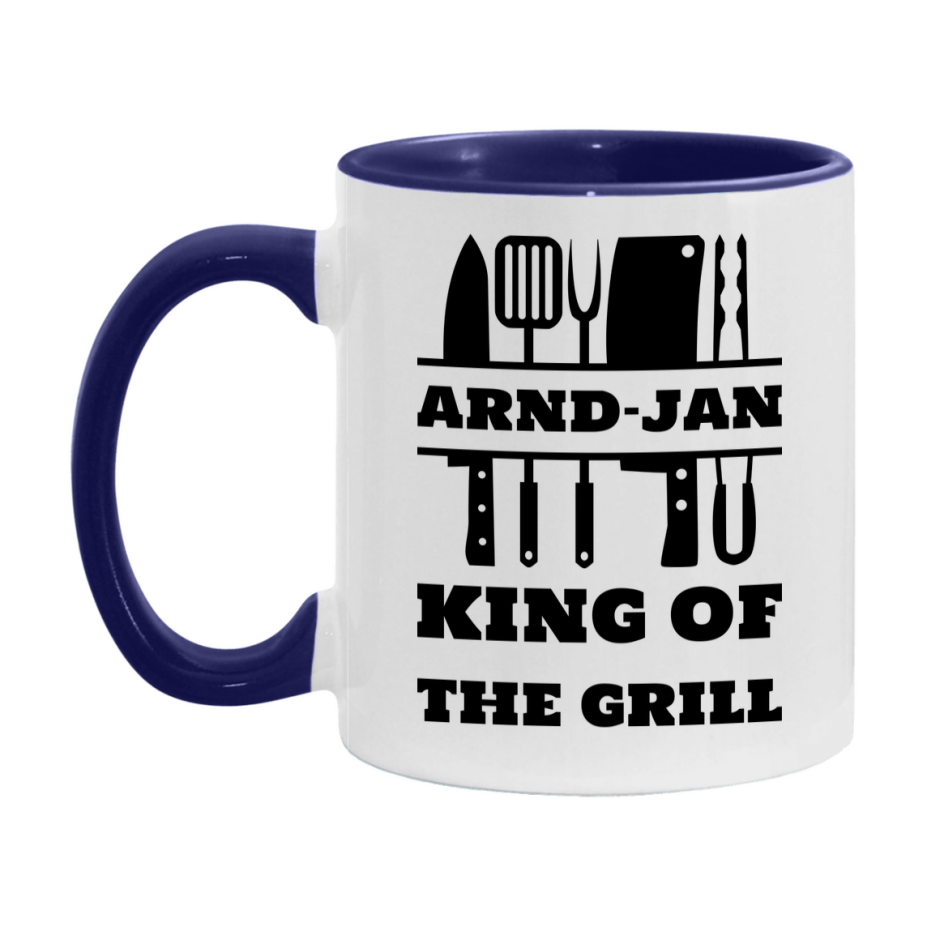 Arnd-Jan King Of The Grill Ceramic Mug, Arnd-Jan Ceramic Mug