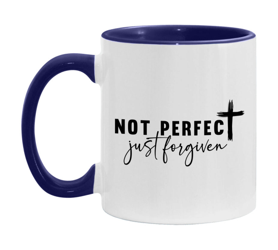 Not Perfect Just Forgiven Mug