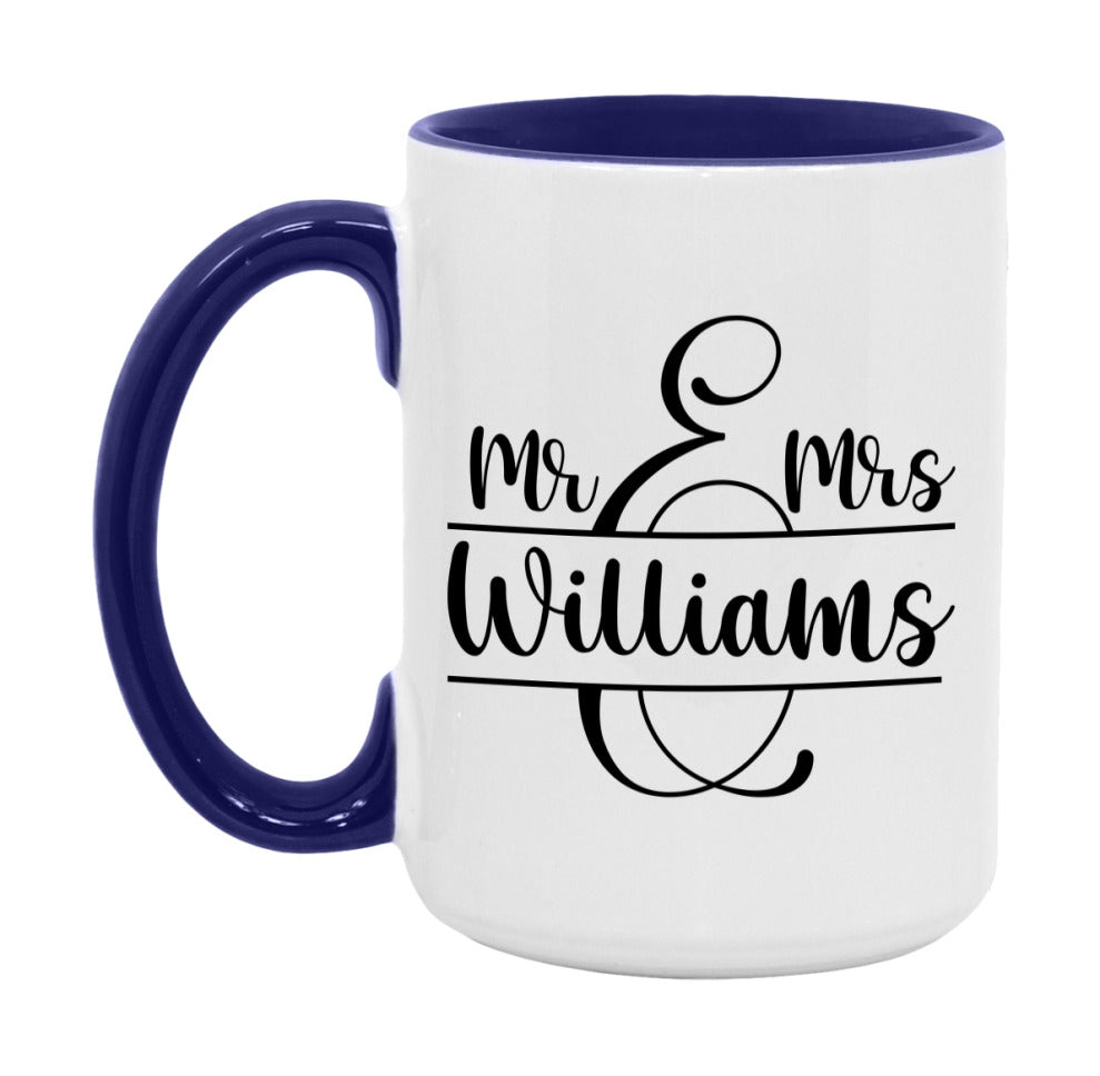 Mr & Mrs Wedding Mug