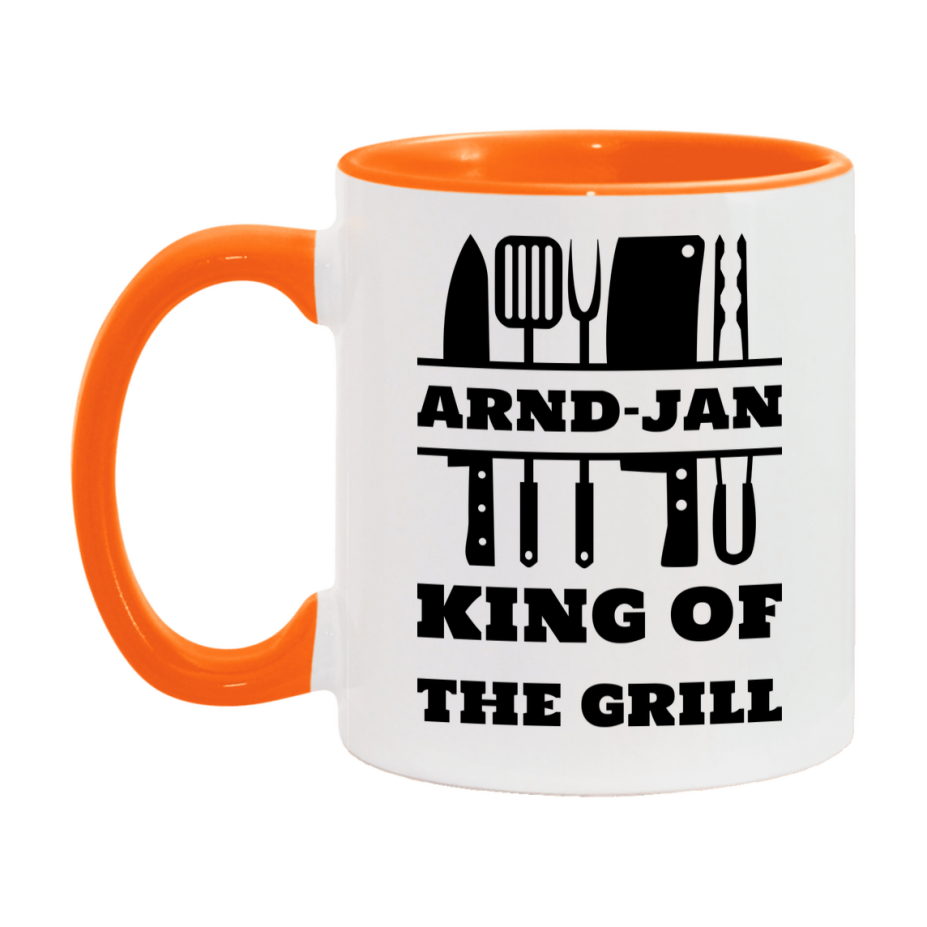 Arnd-Jan King Of The Grill Ceramic Mug, Arnd-Jan Ceramic Mug