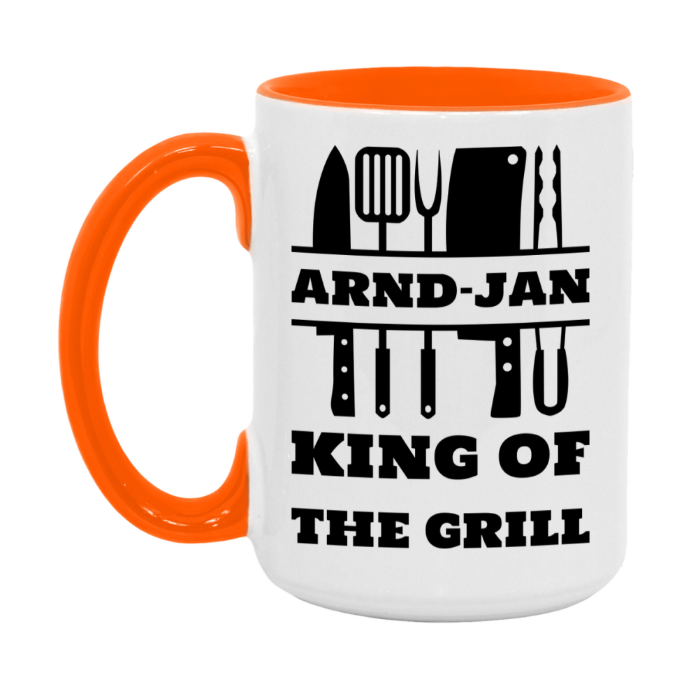 Arnd-Jan King Of The Grill Ceramic Mug, Arnd-Jan Ceramic Mug