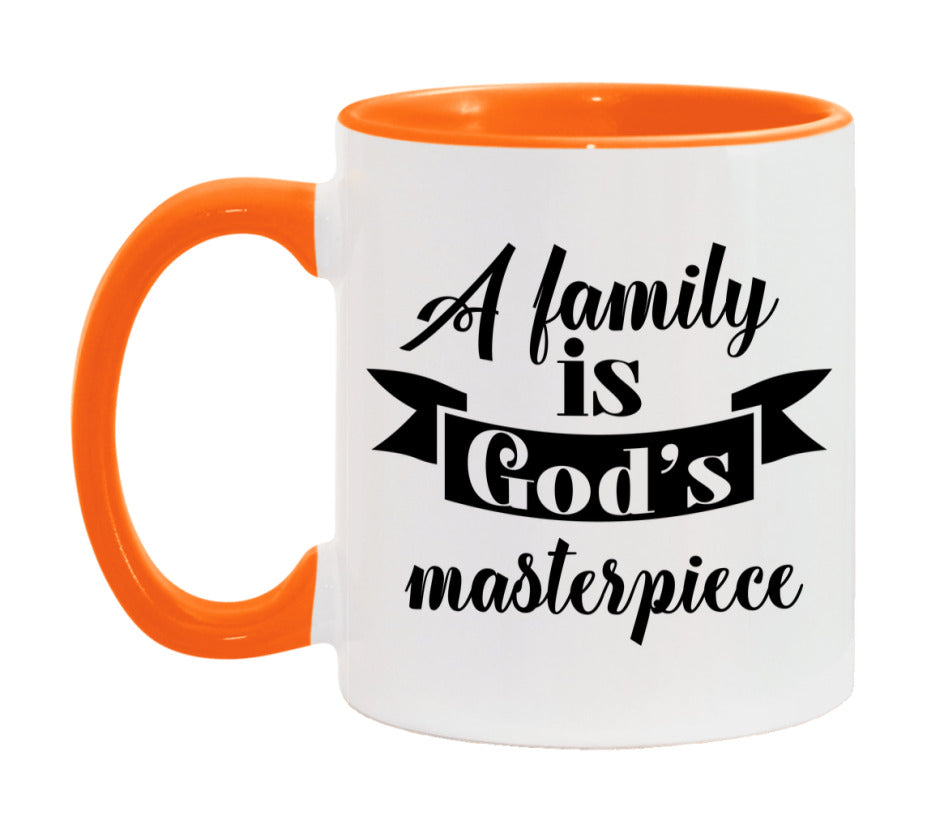 A Family Is God’s Masterpiece Mug