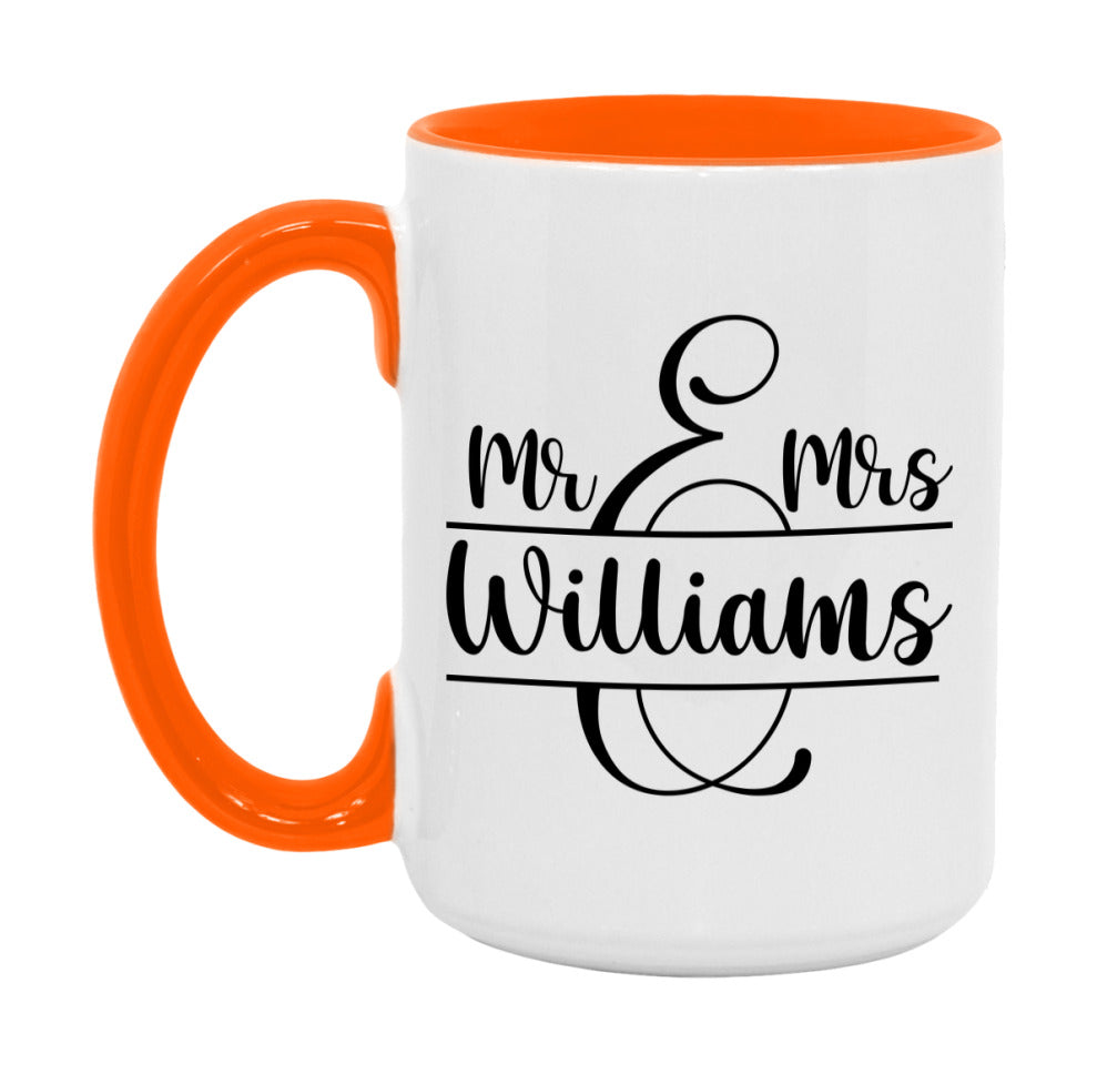 Mr & Mrs Wedding Mug