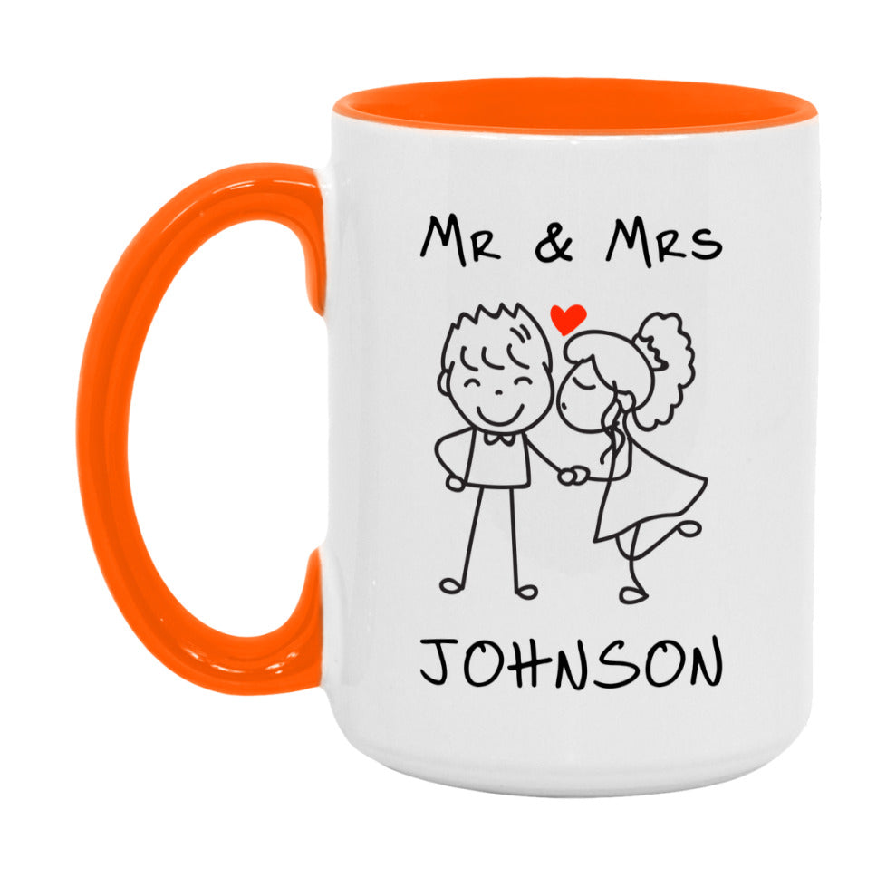 Mr & Mrs Johnson Mug