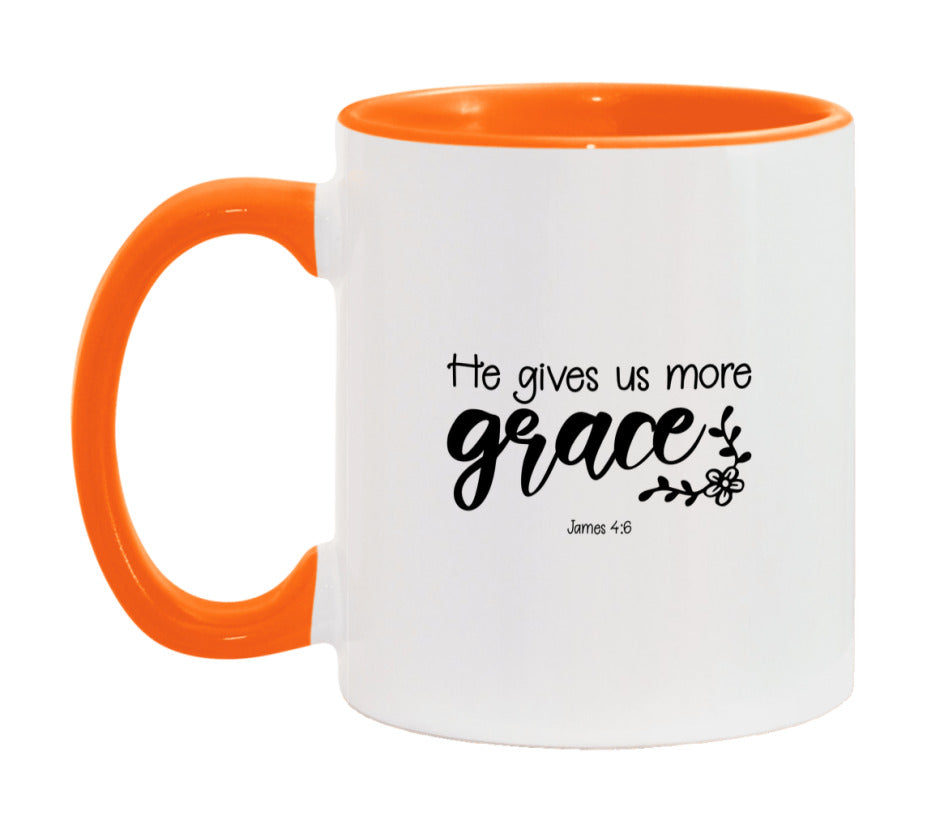 He Gives Us More Grace Mug