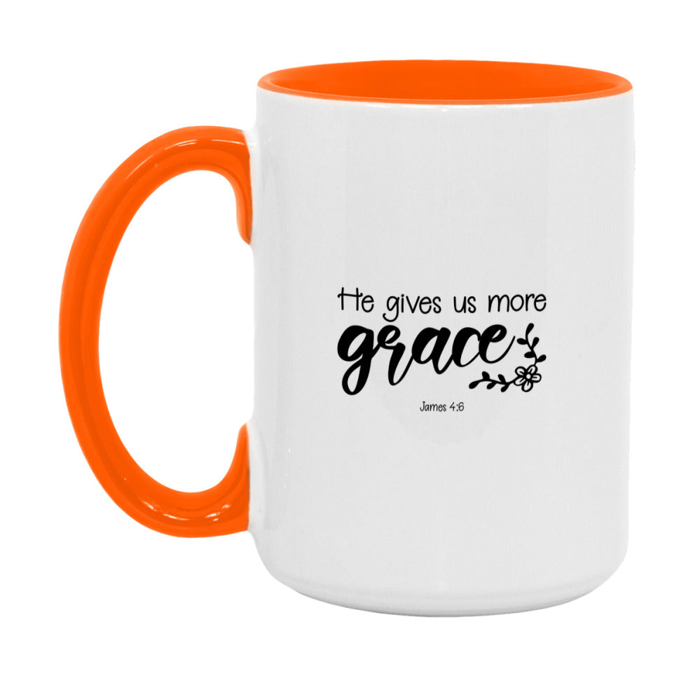 He Gives Us More Grace Mug