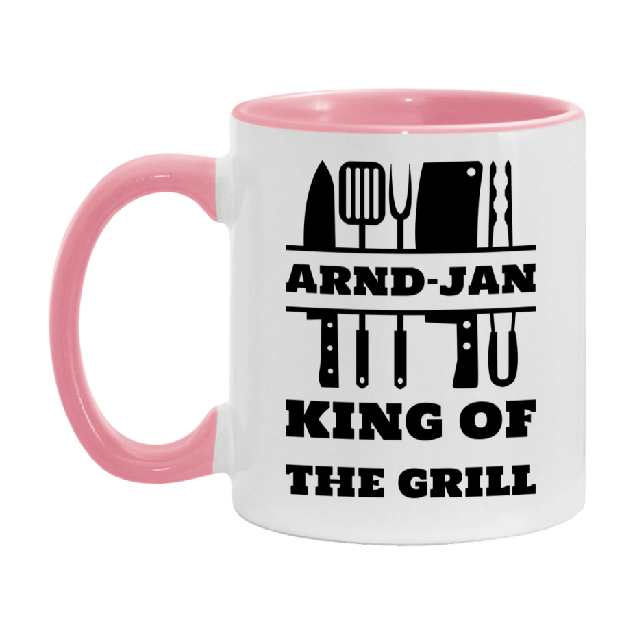 Arnd-Jan King Of The Grill Ceramic Mug, Arnd-Jan Ceramic Mug