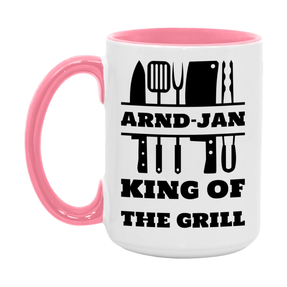 Arnd-Jan King Of The Grill Ceramic Mug, Arnd-Jan Ceramic Mug