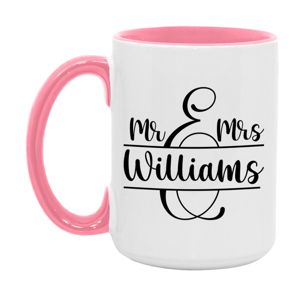 Mr & Mrs Wedding Mug