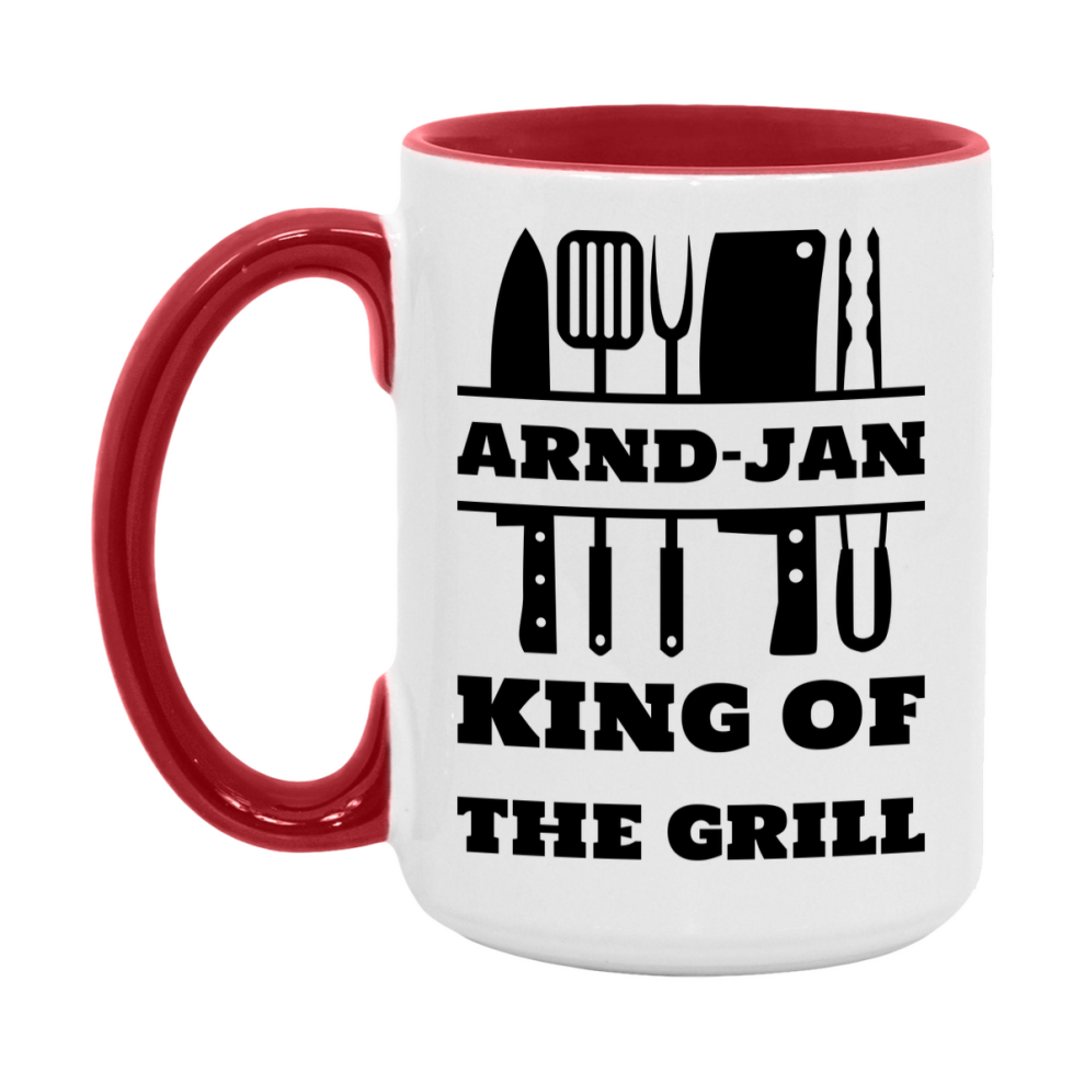 Arnd-Jan King Of The Grill Ceramic Mug, Arnd-Jan Ceramic Mug