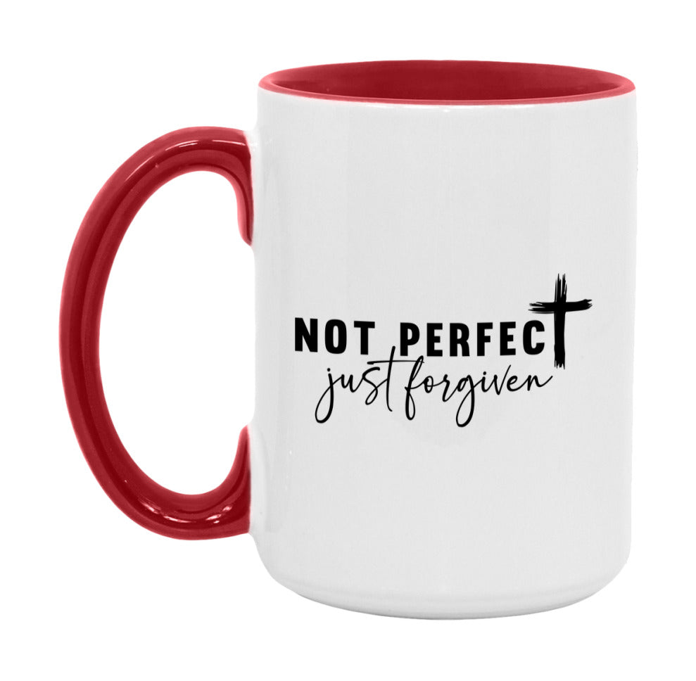 Not Perfect Just Forgiven Mug