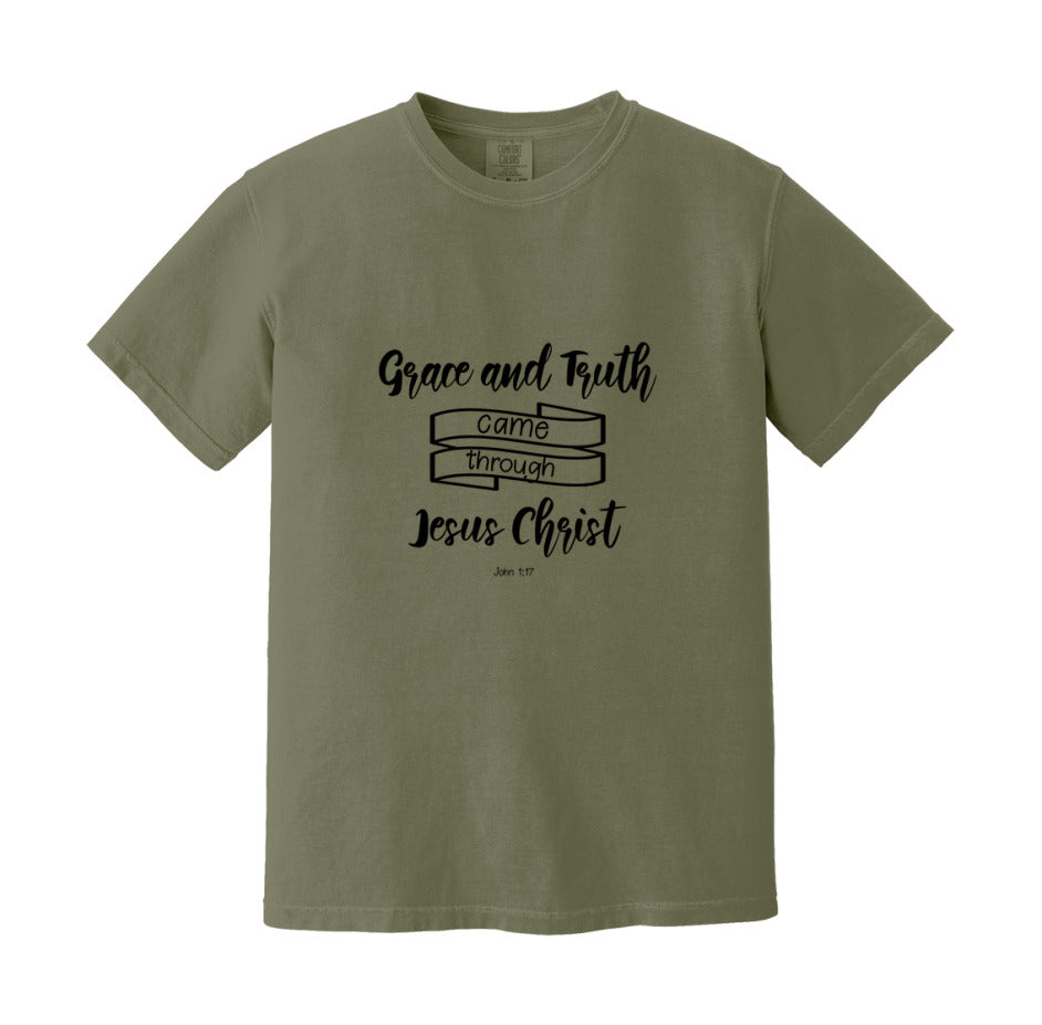 Grace And Truth Came About Through Jesus Christ T-Shirt