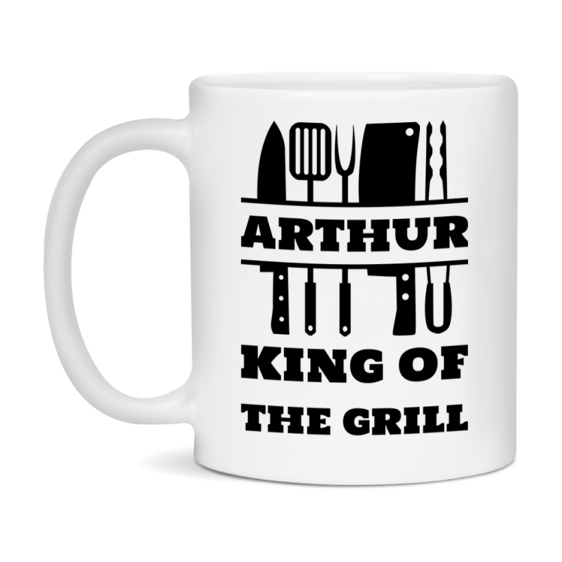 Arthur King Of The Grill Ceramic Mug, Arthur Ceramic Mug