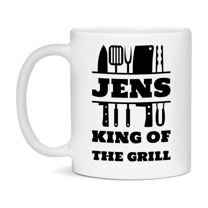 Jens King Of The Grill Ceramic Mug, Jens Ceramic Mug