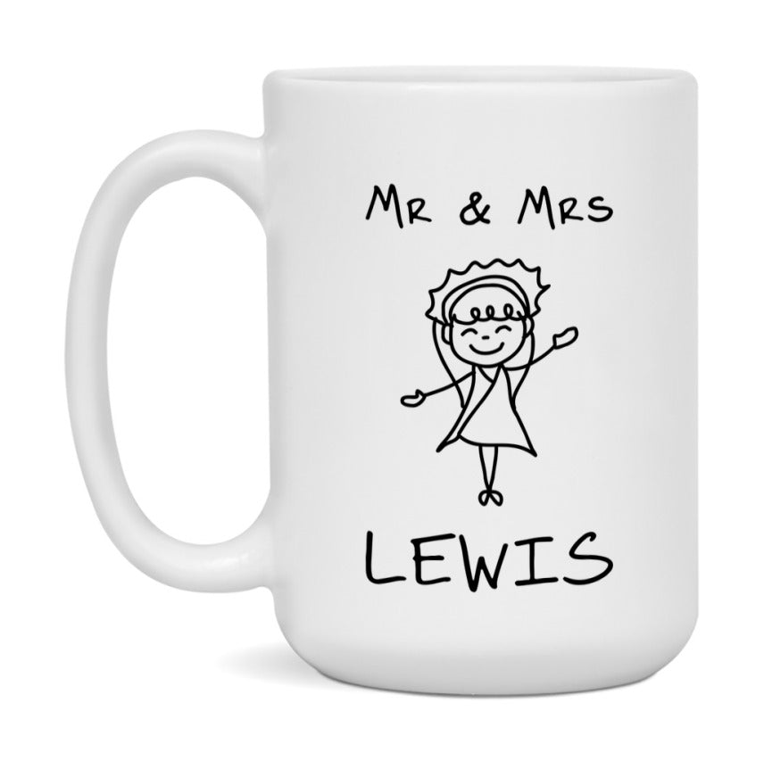 Mr & Mrs  Lewis Mug