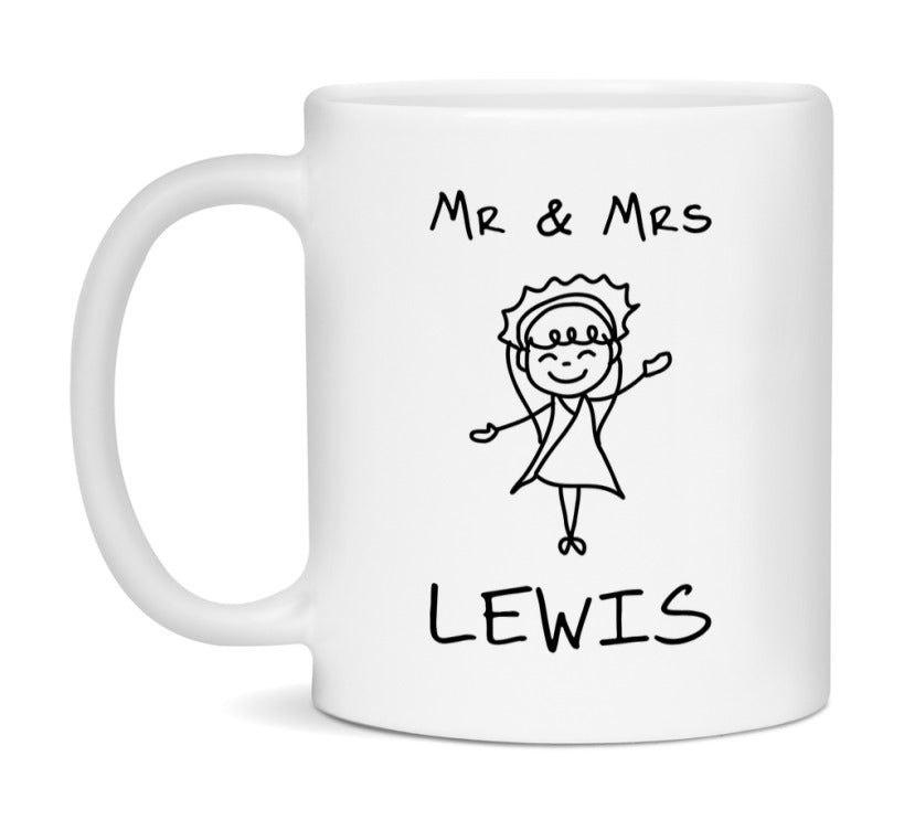 Mr & Mrs  Lewis Mug