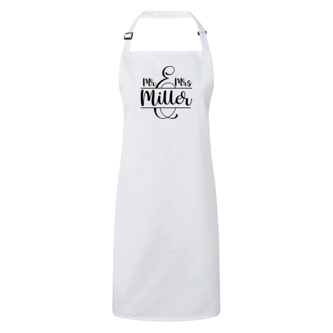 Mr & Mrs Miller Apron