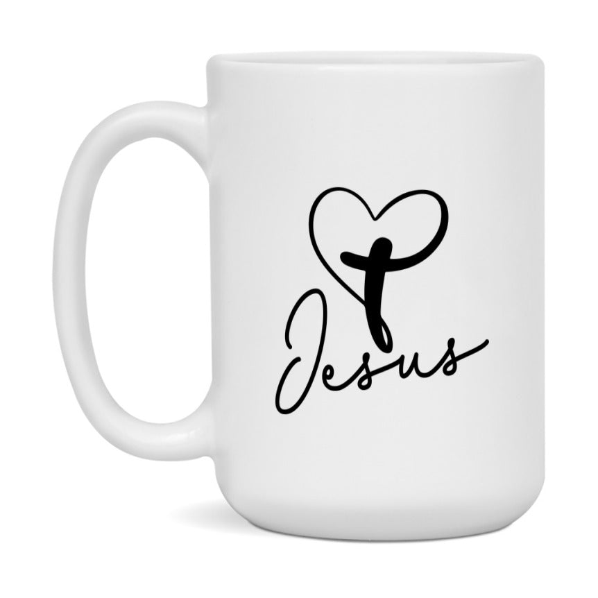 Jesus Mug Ceramic Mug, Available in 11 and 15oz