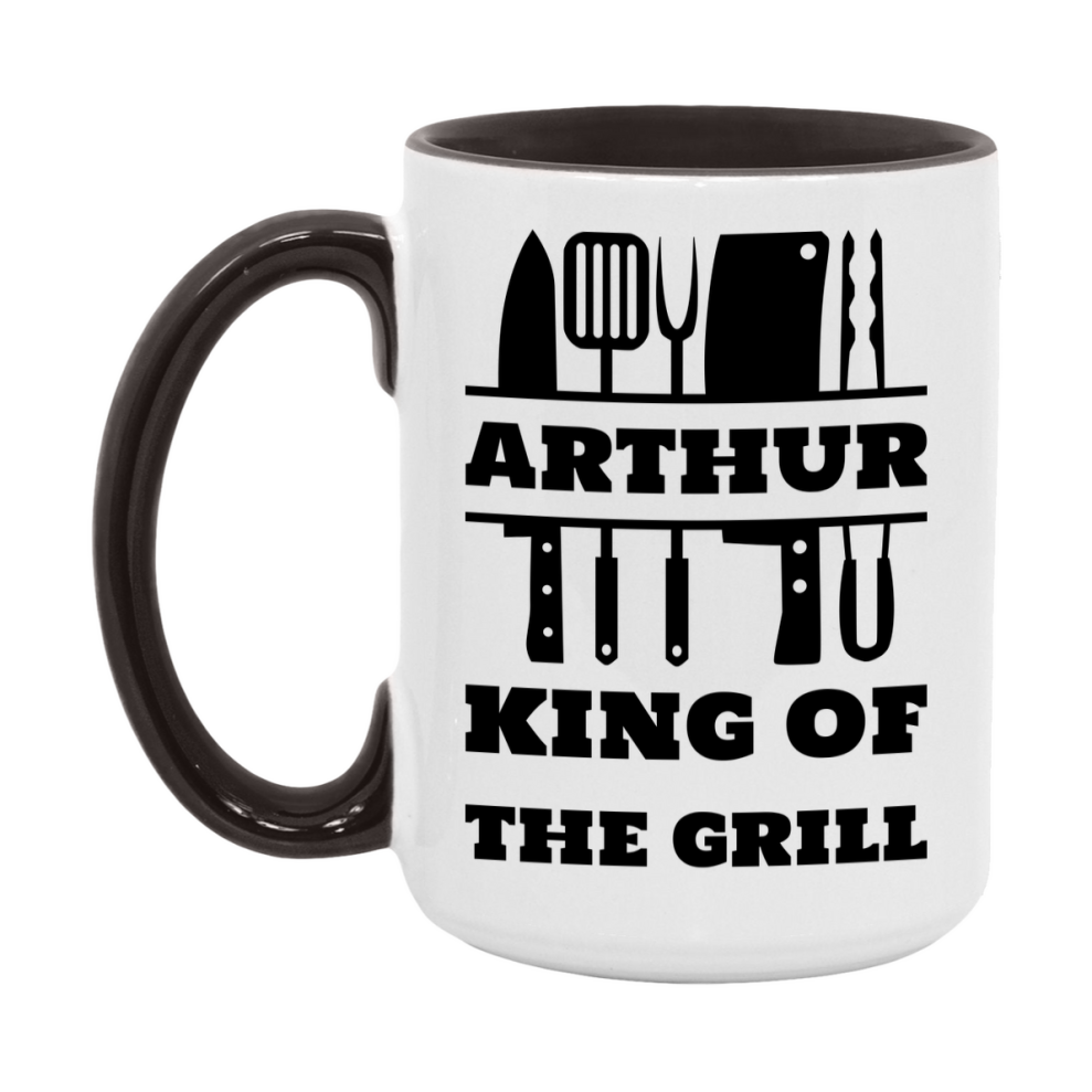 Arthur King Of The Grill Ceramic Mug, Arthur Ceramic Mug