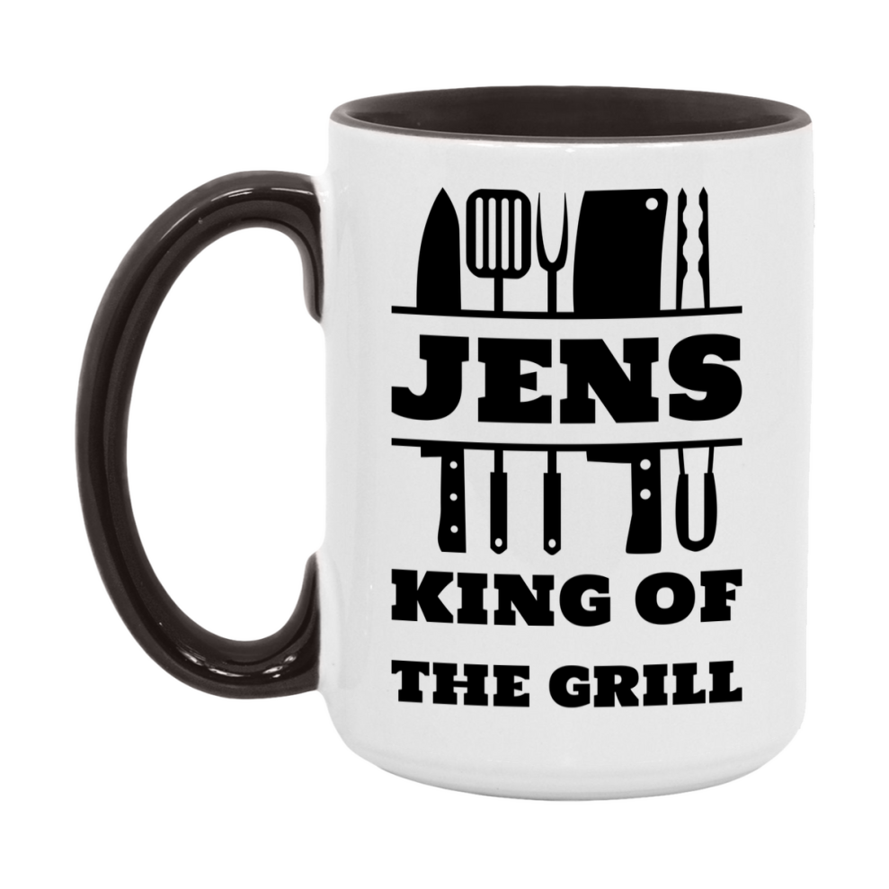 Jens King Of The Grill Ceramic Mug, Jens Ceramic Mug