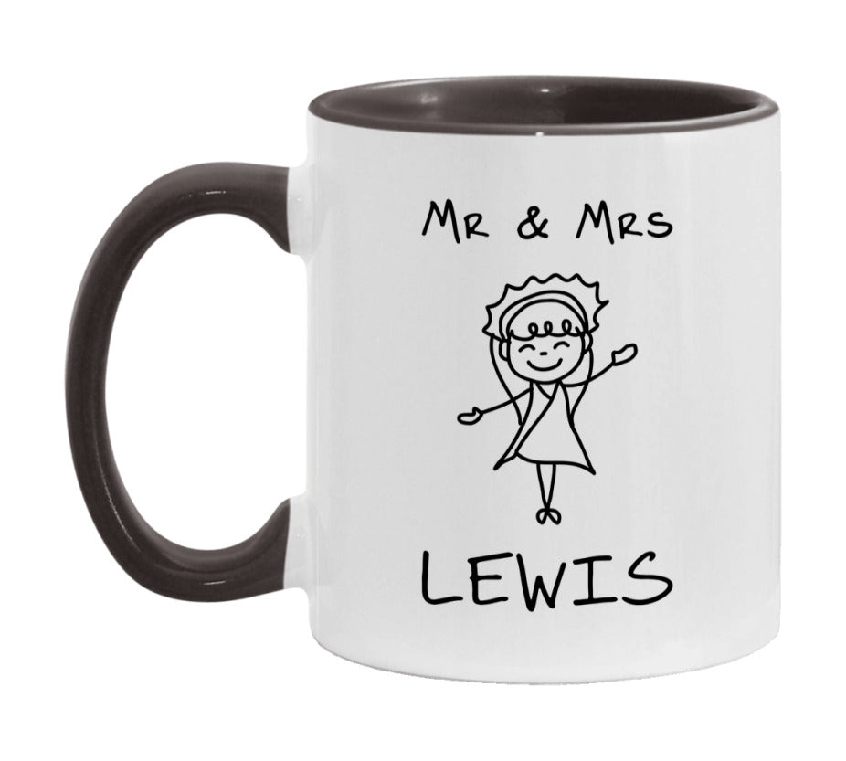 Mr & Mrs  Lewis Mug