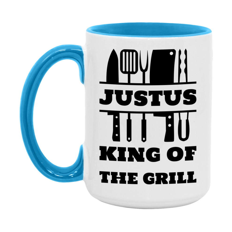 Justus King Of The Grill Ceramic Mug, Justus Ceramic Mug