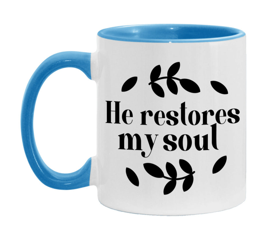 He Restores My Soul Mug