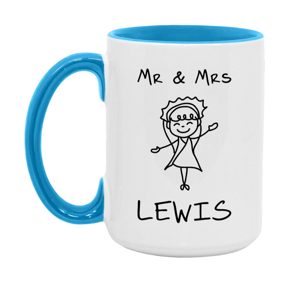 Mr & Mrs  Lewis Mug