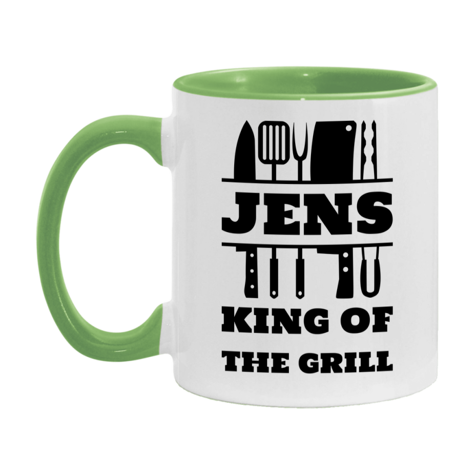 Jens King Of The Grill Ceramic Mug, Jens Ceramic Mug